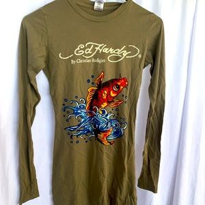 Women’s Ed hardy vintage long sleeve